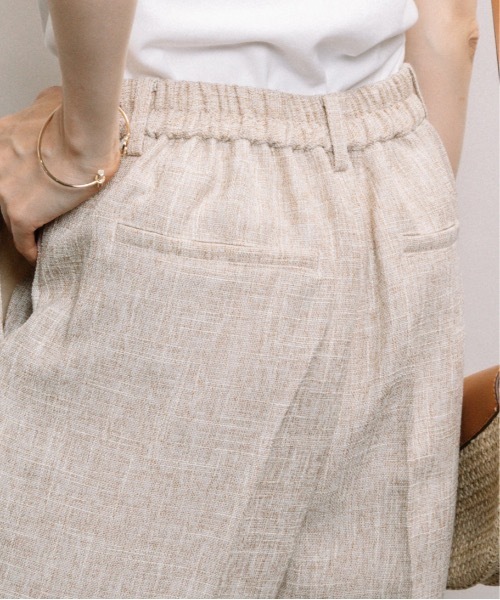 ELVENCE DEUX(エルベンスドゥ)の「ツイードタックテーパード(その他パンツ・レディース・ベージュ/グレー/ライム・SMALL/MEDIUM)」の19枚目の写真