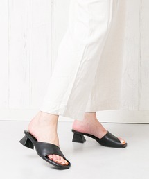 attagirl | 変形ヒールトングミュールサンダル(サンダル)