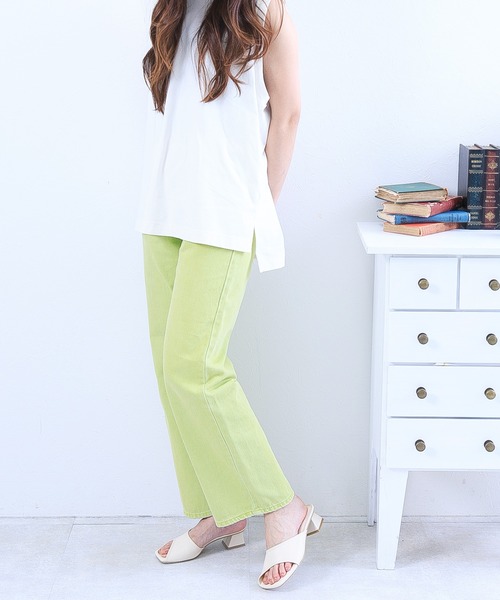 attagirl（アタガール）の「変形ヒールトングミュールサンダル（サンダル・レディース・グリーン/ブラック/アイボリー/ピンク・L/S/M/LL）」の14枚目の写真