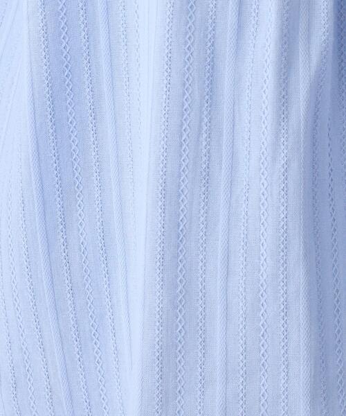 OPAQUE.CLIP（オペークドットクリップ）の「◆【C】コットンドビーストライプ ピンタックデザインブラウス（シャツ/ブラウス・レディース・ホワイト系/ブラック/ライトブルー・00）」の11枚目の写真