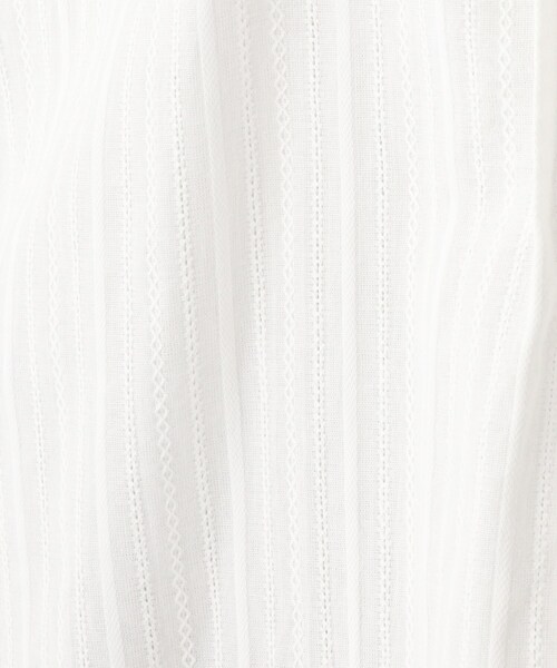 OPAQUE.CLIP（オペークドットクリップ）の「◆【C】コットンドビーストライプ ピンタックデザインブラウス（シャツ/ブラウス・レディース・ホワイト系/ブラック/ライトブルー・00）」の9枚目の写真