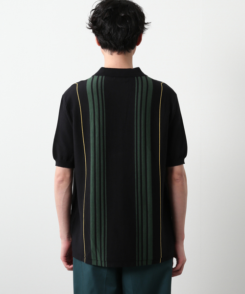 JOURNAL STANDARD(ジャーナルスタンダード)の「【MALBON GOLF/マルボン ゴルフ】ピケ ポロシャツ(ポロシャツ・メンズ・ブラック・LARGE/MEDIUM)」の2枚目の写真