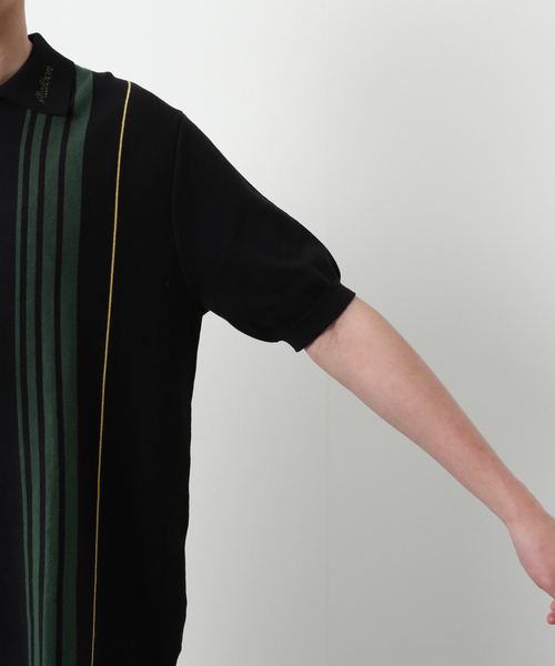 JOURNAL STANDARD(ジャーナルスタンダード)の「【MALBON GOLF/マルボン ゴルフ】ピケ ポロシャツ(ポロシャツ・メンズ・ブラック・LARGE/MEDIUM)」の5枚目の写真