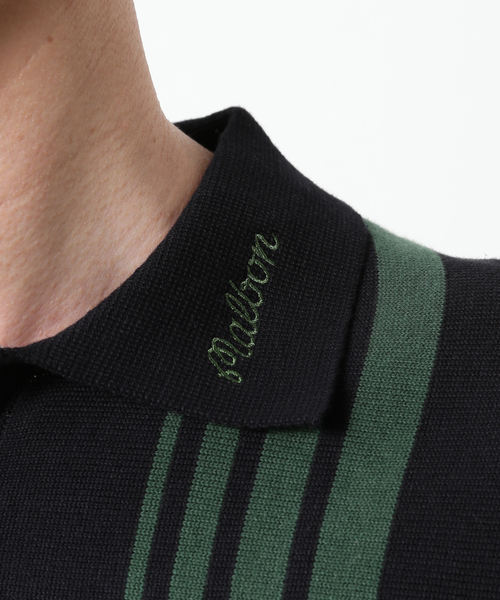 JOURNAL STANDARD(ジャーナルスタンダード)の「【MALBON GOLF/マルボン ゴルフ】ピケ ポロシャツ(ポロシャツ・メンズ・ブラック・LARGE/MEDIUM)」の8枚目の写真