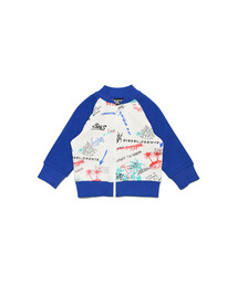 DIESEL（ディーゼル）の「DIESEL KID ベビー ジップアップスウェット ラグランスリーブ ブルゾン 総柄（スウェット・キッズ）」