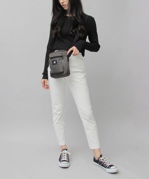 SCANDINAVIAN FOREST(スカンジナビアン・フォレスト)の「撥水 ナイロン スクエア ミニショルダーバッグ / ボックス型 / ハリネズミ(ショルダーバッグ・レディース・ブラック/グレー・FREE)」の20枚目の写真