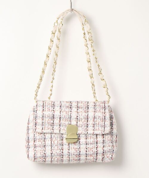 EDIT COLOGNE（エディットコロン）の「【美人百花4月号掲載商品】チェーンショルダーバリエーションバッグ（ショルダーバッグ・レディース・ホワイト系その他/ブラック/オフホワイト・ﾌﾘ-）」の3枚目の写真