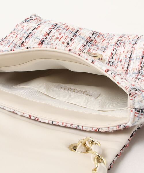 EDIT COLOGNE（エディットコロン）の「【美人百花4月号掲載商品】チェーンショルダーバリエーションバッグ（ショルダーバッグ・レディース・ホワイト系その他/ブラック/オフホワイト・ﾌﾘ-）」の7枚目の写真