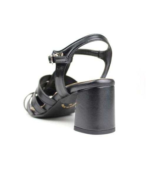 chocolates（チョコラテス）の「ヒールグルカサンダル【日本製】（サンダル・レディース・ブラック/ダークブラウン/アイボリー・LL/S/M/L）」の8枚目の写真