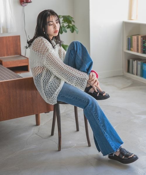 JEANASIS（ジーナシス）の「アツゾコグルカサンダル/276327（サンダル・レディース・ホワイト/ブラック・MEDIUM/LARGE）」の8枚目の写真