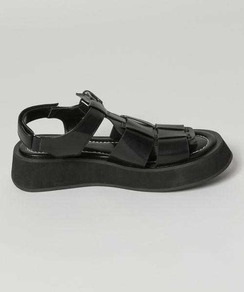 JEANASIS（ジーナシス）の「アツゾコグルカサンダル/276327（サンダル・レディース・ホワイト/ブラック・MEDIUM/LARGE）」の5枚目の写真