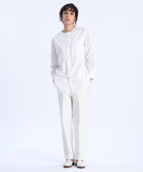 Luftrobe(ルフトローブ)の「《Luftrobe》クルーネックチュニックブラウス(シャツ/ブラウス・レディース・ネイビー・9号/7号)」の12枚目の写真