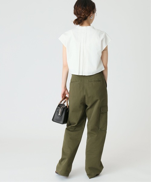 B.C STOCK（ベーセーストック）の「C/Rレイヤードチュニックブラウス（シャツ/ブラウス・レディース・ホワイト/ブラック/グリーン・FREE）」の6枚目の写真