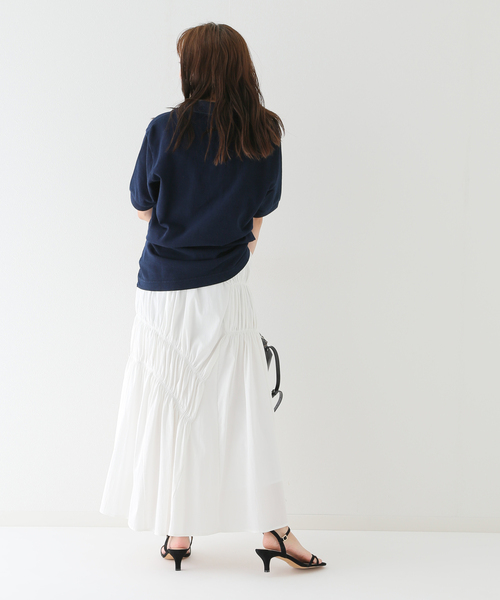 SLOBE IENA(スローブイエナ)の「【LACOSTE / ラコステ】インディゴポロ(ポロシャツ・レディース・ネイビー・FREE)」の18枚目の写真