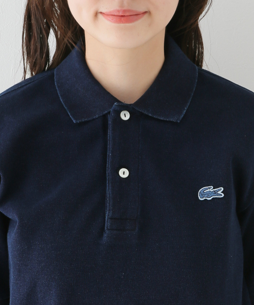 SLOBE IENA(スローブイエナ)の「【LACOSTE / ラコステ】インディゴポロ(ポロシャツ・レディース・ネイビー・FREE)」の22枚目の写真