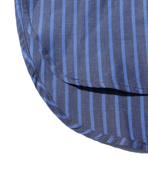 UNIVERSAL OVERALL(ユニバーサルオーバーオール)の「UNIVERSAL OVERALL/ユニバーサルオーバーオール SHIRT OP シャツワンピース(ワンピース・レディース・グレー系その他/ホワイト系その他/ブルー系その他・FREE)」の12枚目の写真