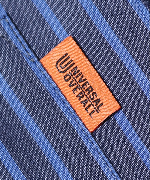 UNIVERSAL OVERALL(ユニバーサルオーバーオール)の「UNIVERSAL OVERALL/ユニバーサルオーバーオール SHIRT OP シャツワンピース(ワンピース・レディース・グレー系その他/ホワイト系その他/ブルー系その他・FREE)」の9枚目の写真