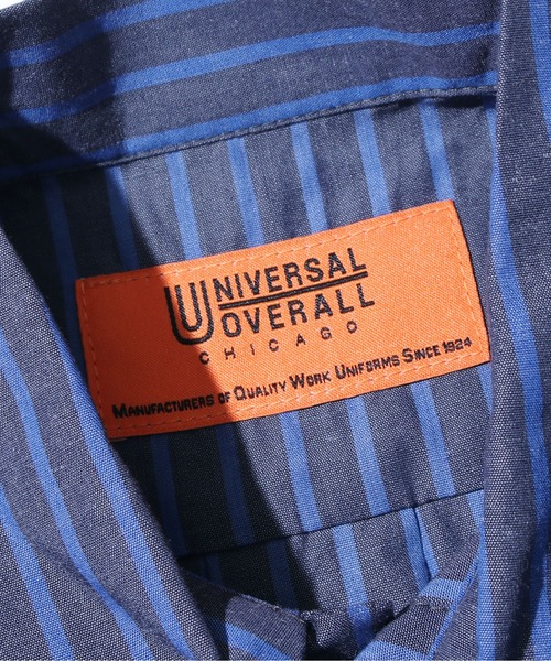 UNIVERSAL OVERALL(ユニバーサルオーバーオール)の「UNIVERSAL OVERALL/ユニバーサルオーバーオール SHIRT OP シャツワンピース(ワンピース・レディース・グレー系その他/ホワイト系その他/ブルー系その他・FREE)」の7枚目の写真