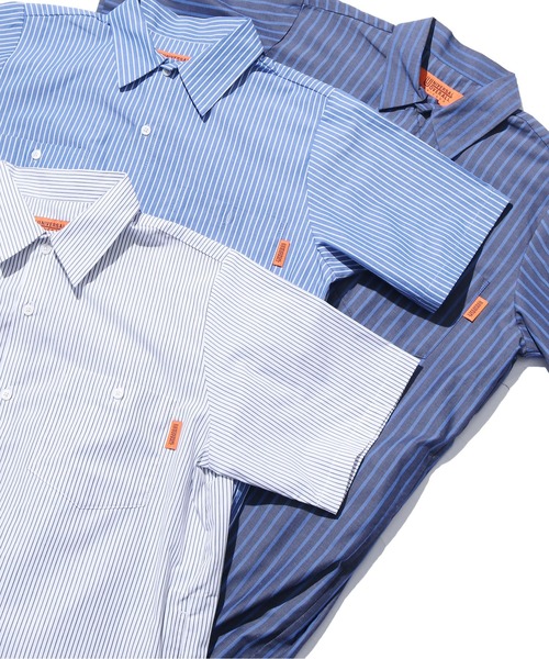 UNIVERSAL OVERALL(ユニバーサルオーバーオール)の「UNIVERSAL OVERALL/ユニバーサルオーバーオール SHIRT OP シャツワンピース(ワンピース・レディース・グレー系その他/ホワイト系その他/ブルー系その他・FREE)」の15枚目の写真