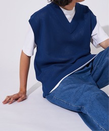 スポンディッシュ リラックス ニットベスト