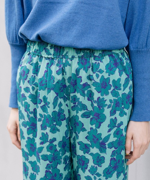 Munich（ミューニック）の「フラワープリントエコレーヨンワイドストレートパンツ（その他パンツ・レディース・レッド/イエロー/グリーン・S/M/XS）」の20枚目の写真