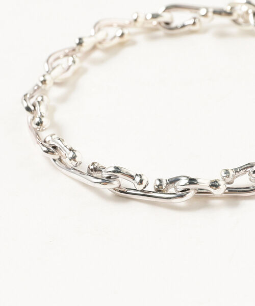 BEAMS（ビームス）の「XOLO JEWELRY / homage link single bracelet（ブレスレット・メンズ・シルバー・ONE SIZE）」の3枚目の写真