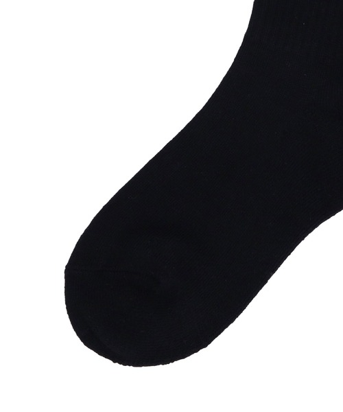 X-girl（エックスガール）の「MILLS LOGO RIB SOCKS/X-girlロゴ リブソックス（ソックス/靴下・レディース・ホワイト/ベージュ/ブラック・ONE SIZE）」の19枚目の写真