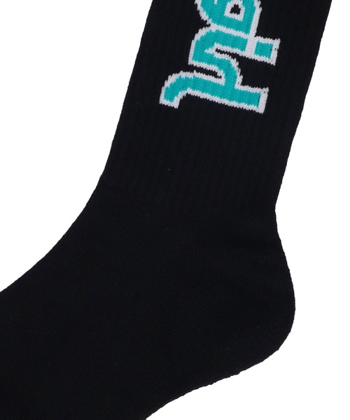 X-girl（エックスガール）の「MILLS LOGO RIB SOCKS/X-girlロゴ リブソックス（ソックス/靴下・レディース・ホワイト/ベージュ/ブラック・ONE SIZE）」の20枚目の写真