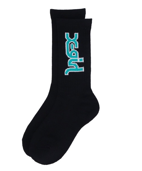 X-girl（エックスガール）の「MILLS LOGO RIB SOCKS/X-girlロゴ リブソックス（ソックス/靴下・レディース・ホワイト/ベージュ/ブラック・ONE SIZE）」の22枚目の写真