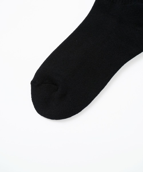 X-girl（エックスガール）の「MILLS LOGO RIB SOCKS/X-girlロゴ リブソックス（ソックス/靴下・レディース・ホワイト/ベージュ/ブラック・ONE SIZE）」の6枚目の写真