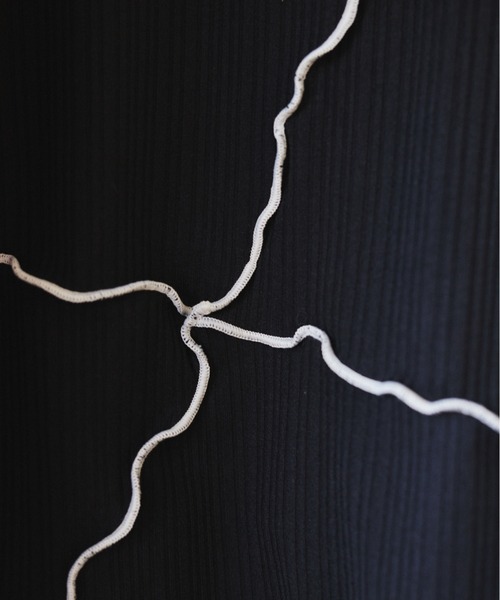 idem（イデム）の「【ZOZOTOWN限定】asymmetry 2way layered lib tops/アシメ2wayレイヤードカットソー（Tシャツ/カットソー・レディース・ブラック/ピンク・FREE）」の20枚目の写真