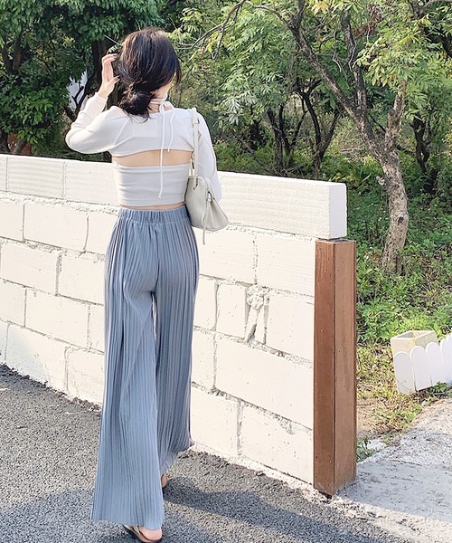 Dita Muaj.（ディータムアージュ）の「ルーズスラックスパンツ（スラックス・レディース・ブルー/グレー/ブラック/ホワイト・FREE）」の6枚目の写真