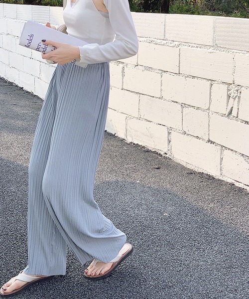 Dita Muaj.（ディータムアージュ）の「ルーズスラックスパンツ（スラックス・レディース・ブルー/グレー/ブラック/ホワイト・FREE）」の7枚目の写真