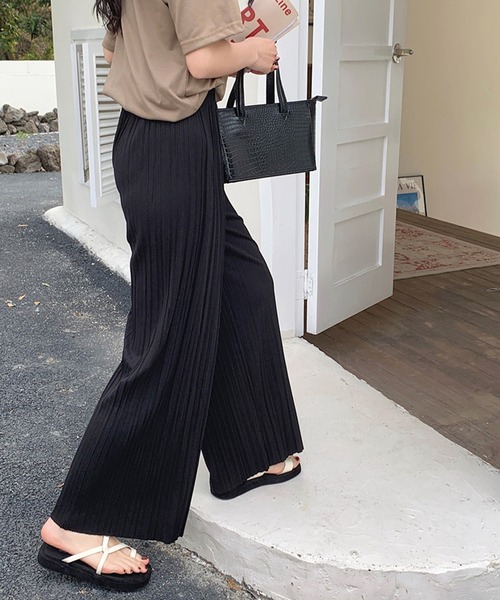 Dita Muaj.（ディータムアージュ）の「ルーズスラックスパンツ（スラックス・レディース・ブルー/グレー/ブラック/ホワイト・FREE）」の12枚目の写真