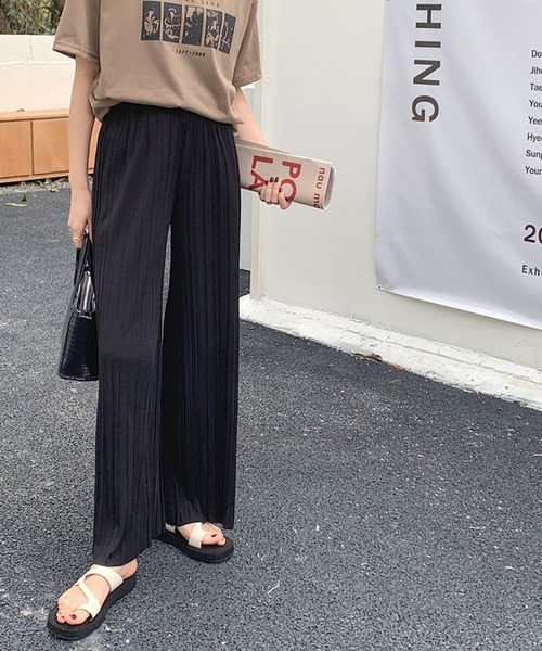 Dita Muaj.（ディータムアージュ）の「ルーズスラックスパンツ（スラックス・レディース・ブルー/グレー/ブラック/ホワイト・FREE）」の13枚目の写真