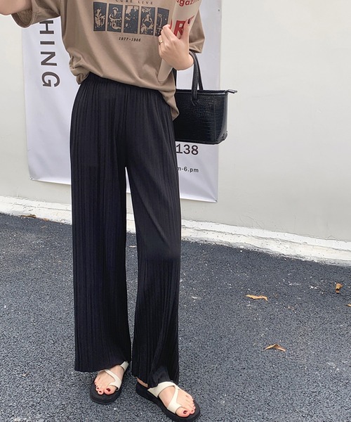 Dita Muaj.（ディータムアージュ）の「ルーズスラックスパンツ（スラックス・レディース・ブルー/グレー/ブラック/ホワイト・FREE）」の16枚目の写真