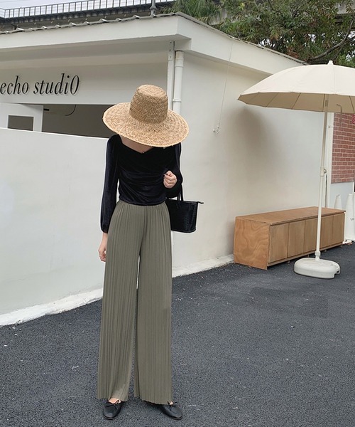 Dita Muaj.（ディータムアージュ）の「ルーズスラックスパンツ（スラックス・レディース・ブルー/グレー/ブラック/ホワイト・FREE）」の17枚目の写真