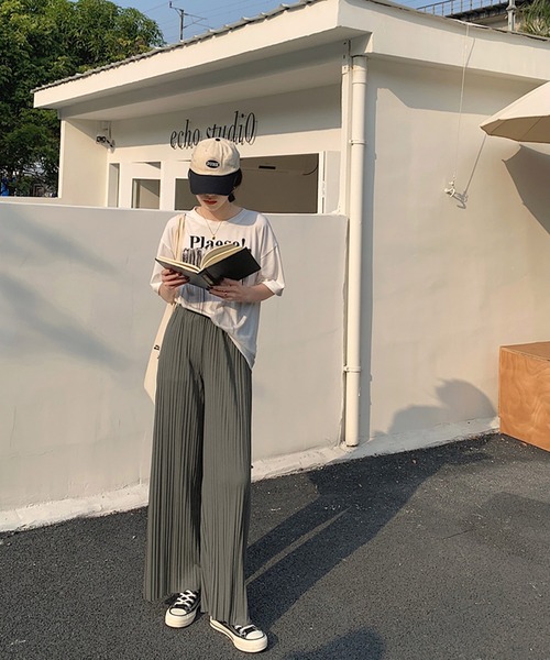 Dita Muaj.（ディータムアージュ）の「ルーズスラックスパンツ（スラックス・レディース・ブルー/グレー/ブラック/ホワイト・FREE）」の18枚目の写真