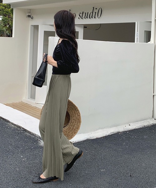 Dita Muaj.（ディータムアージュ）の「ルーズスラックスパンツ（スラックス・レディース・ブルー/グレー/ブラック/ホワイト・FREE）」の19枚目の写真