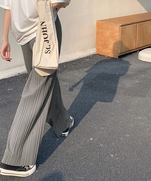 Dita Muaj.（ディータムアージュ）の「ルーズスラックスパンツ（スラックス・レディース・ブルー/グレー/ブラック/ホワイト・FREE）」の20枚目の写真