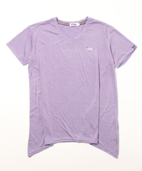 FILA(フィラ)の「デザインチュニックTシャツ(Tシャツ/カットソー・レディース・ライトグレー/ローズ/ラベンダー・LL/3L/L/M)」の22枚目の写真