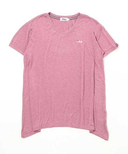 FILA(フィラ)の「デザインチュニックTシャツ(Tシャツ/カットソー・レディース・ライトグレー/ローズ/ラベンダー・LL/3L/L/M)」の4枚目の写真