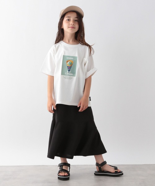 GLOBAL WORK（グローバルワーク）の「サーティワン/プリントT/キッズ/282104（Tシャツ/カットソー・キッズ・チャコールグレー/ブラック/その他1/その他2・140cm/110cm/100cm/160cm/130cm/150cm/120cm）」の15枚目の写真