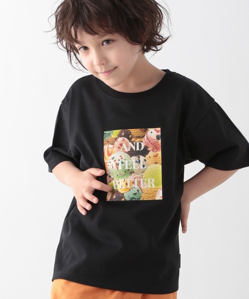 GLOBAL WORK（グローバルワーク）の「サーティワン/プリントT/キッズ/282104（Tシャツ/カットソー・キッズ・チャコールグレー/ブラック/その他1/その他2・140cm/110cm/100cm/160cm/130cm/150cm/120cm）」の16枚目の写真