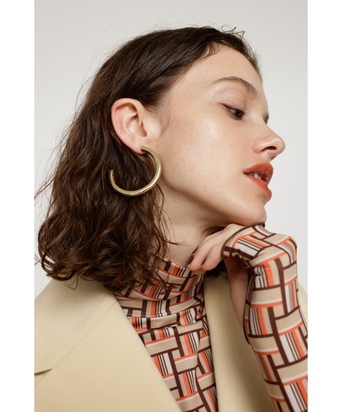 SLY（スライ）の「HOOP P/EARRING フープピアス（ピアス（両耳用）・レディース・シルバー/ゴールド・FREE）」の11枚目の写真