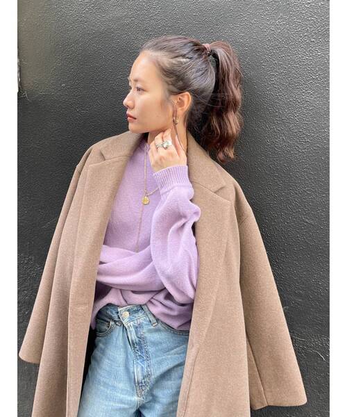 Ungrid（アングリッド）の「ルーズシルエットチェスターコート（チェスターコート・レディース・ブラウン/ブラック・SMALL/MEDIUM）」の15枚目の写真