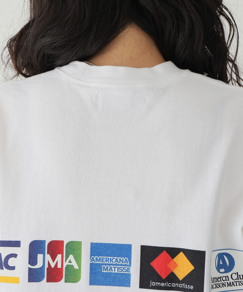 Americana×JACKSON MATISSE アメリカーナ×ジャクソンマティス 22SS JM Creadit car：Tシャツ JM22AWAJ03 グレー M IT0737MYQKYM AMERICANA - Americana×JACKSON MATISSE アメリカーナ