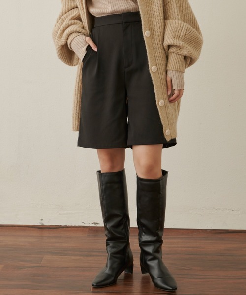 VANNIE U(ヴァニーユー)の「ストレートハーフパンツ(その他パンツ・レディース・ブラック/ブラウン・FREE)」の13枚目の写真