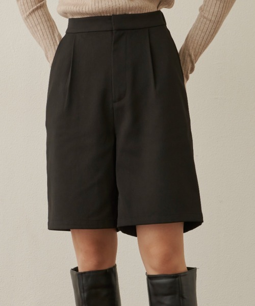 VANNIE U(ヴァニーユー)の「ストレートハーフパンツ(その他パンツ・レディース・ブラック/ブラウン・FREE)」の10枚目の写真