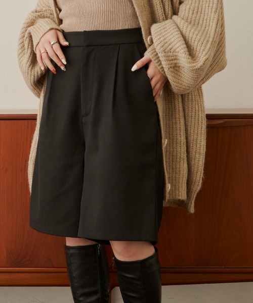 VANNIE U(ヴァニーユー)の「ストレートハーフパンツ(その他パンツ・レディース・ブラック/ブラウン・FREE)」の15枚目の写真